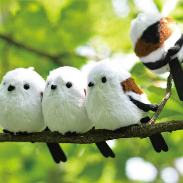 Small Tit Sparrow Plush Keychain